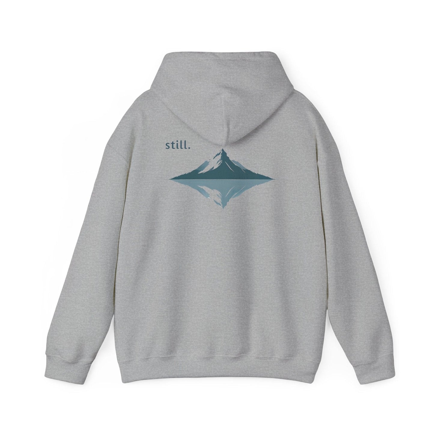 Sport Grey | Still Hoodie, back design view