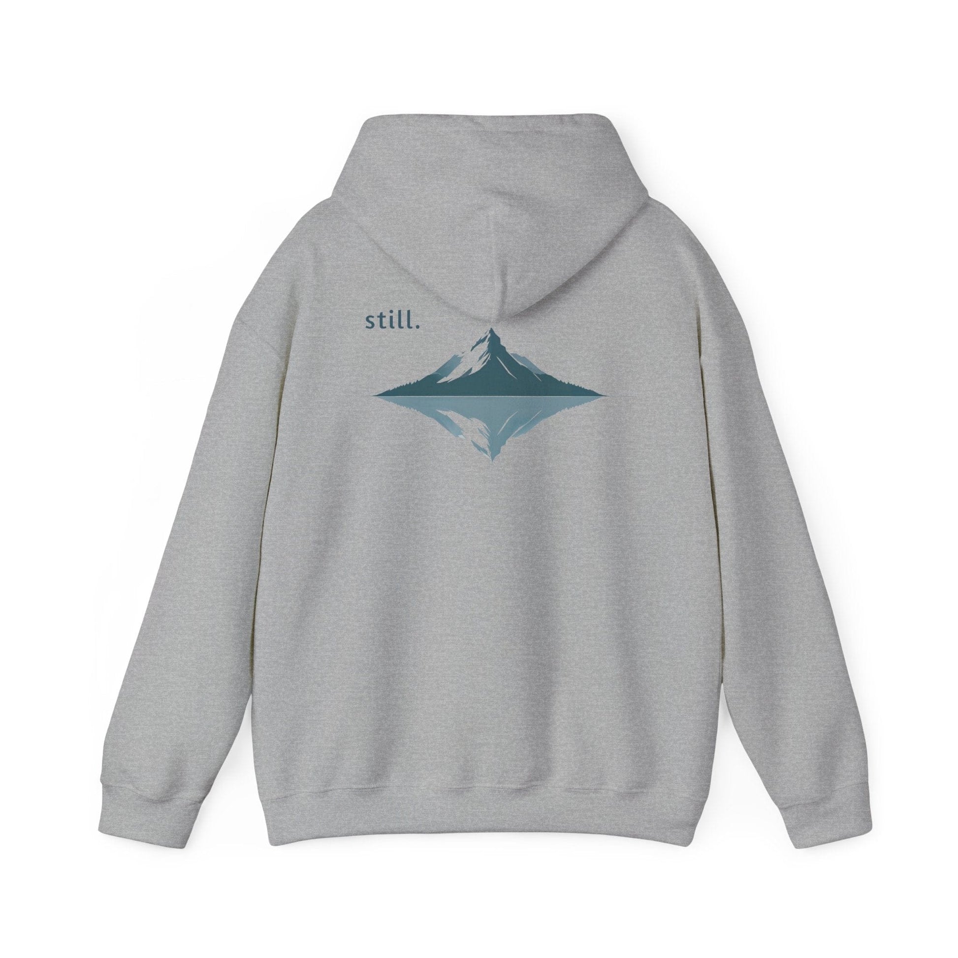 Sport Grey | Still Hoodie, back design view