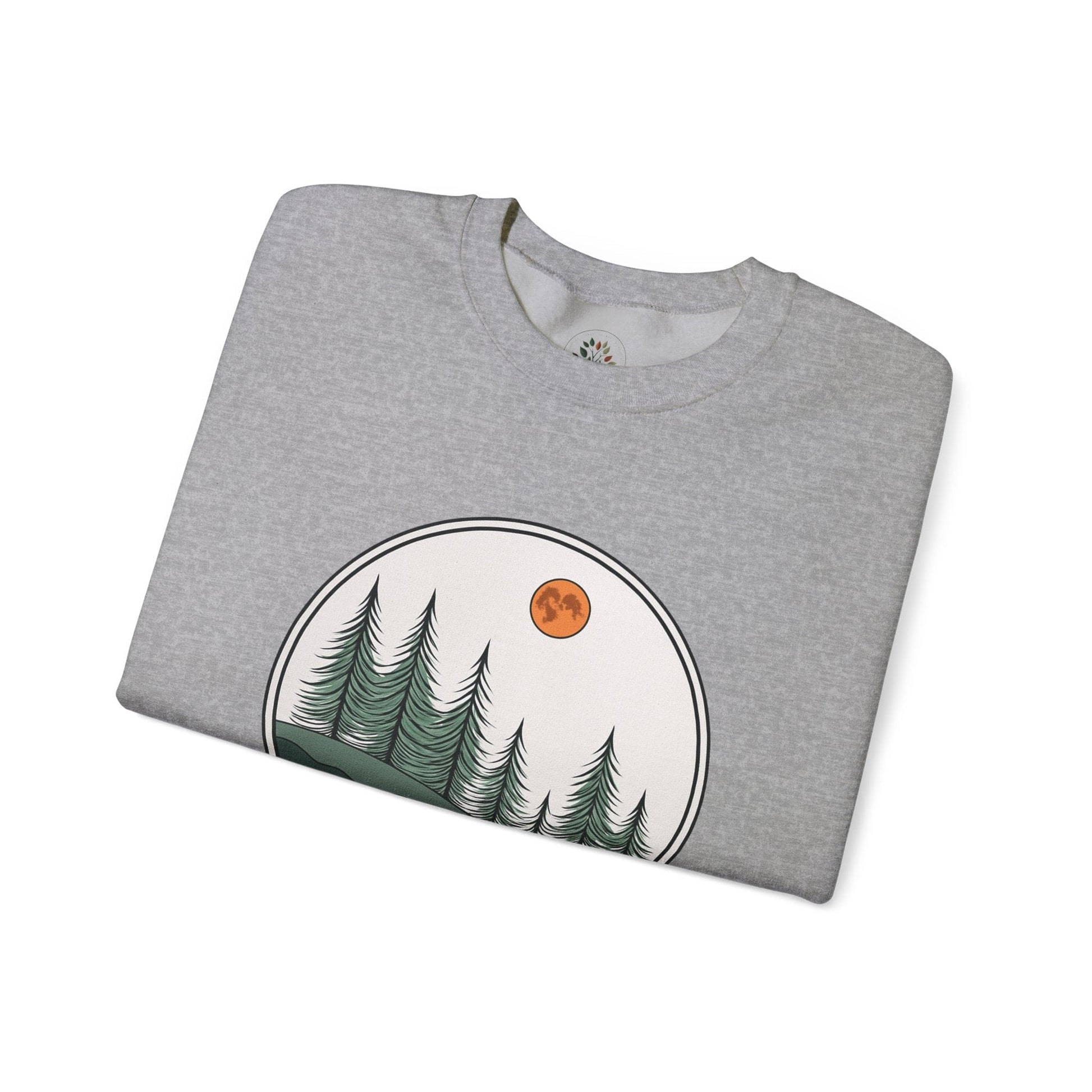 Sport Grey | Moonlit Pines Sweatshirt, folded view