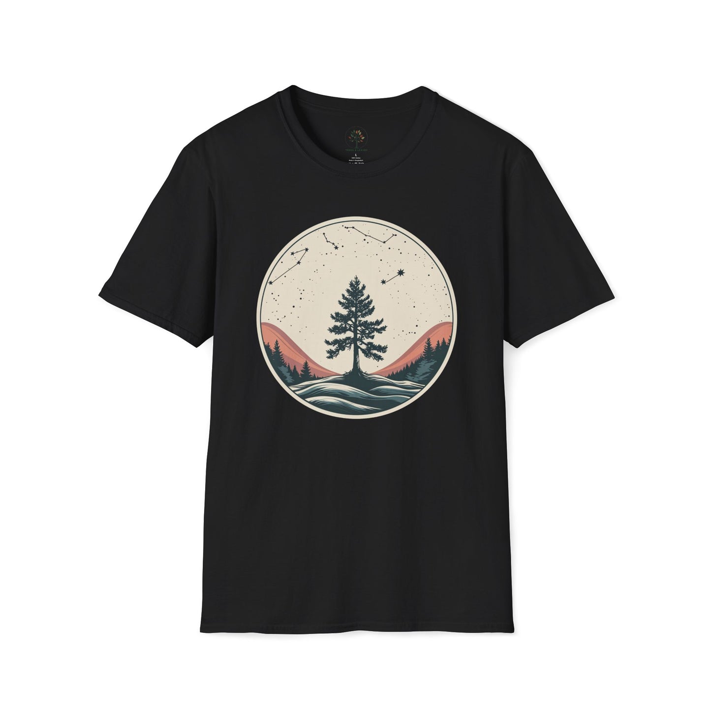 Black | Rooted in Stars, front view