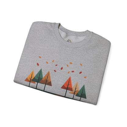 Sport Grey | Horizon Fall Sweatshirt, folded view