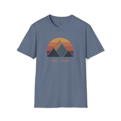 Heather Indigo | Rise +Roam, front view