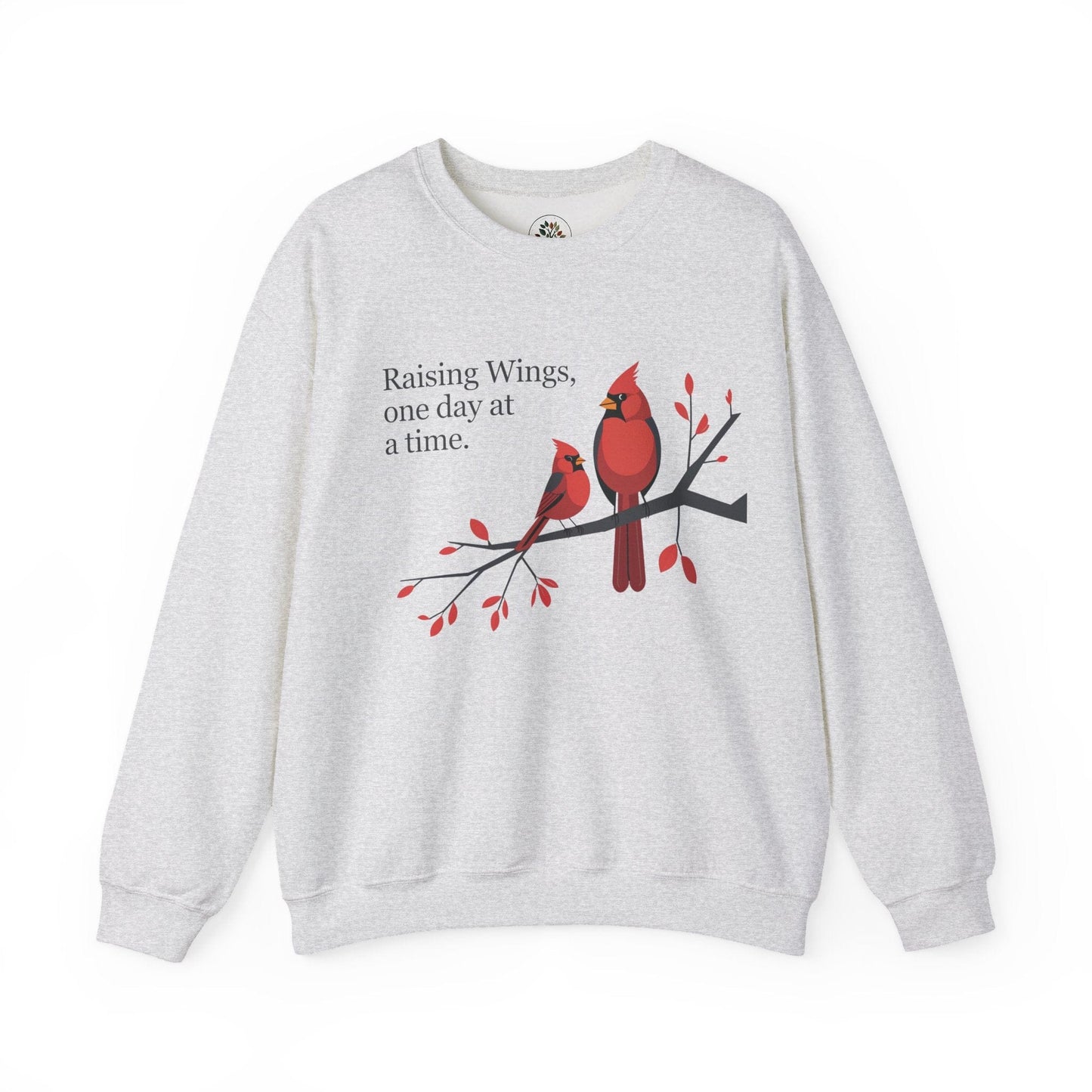 Ash | Raising Wings, One day at a time Sweatshirt, front view