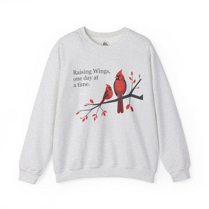 Ash | Raising Wings, One day at a time Sweatshirt, front view