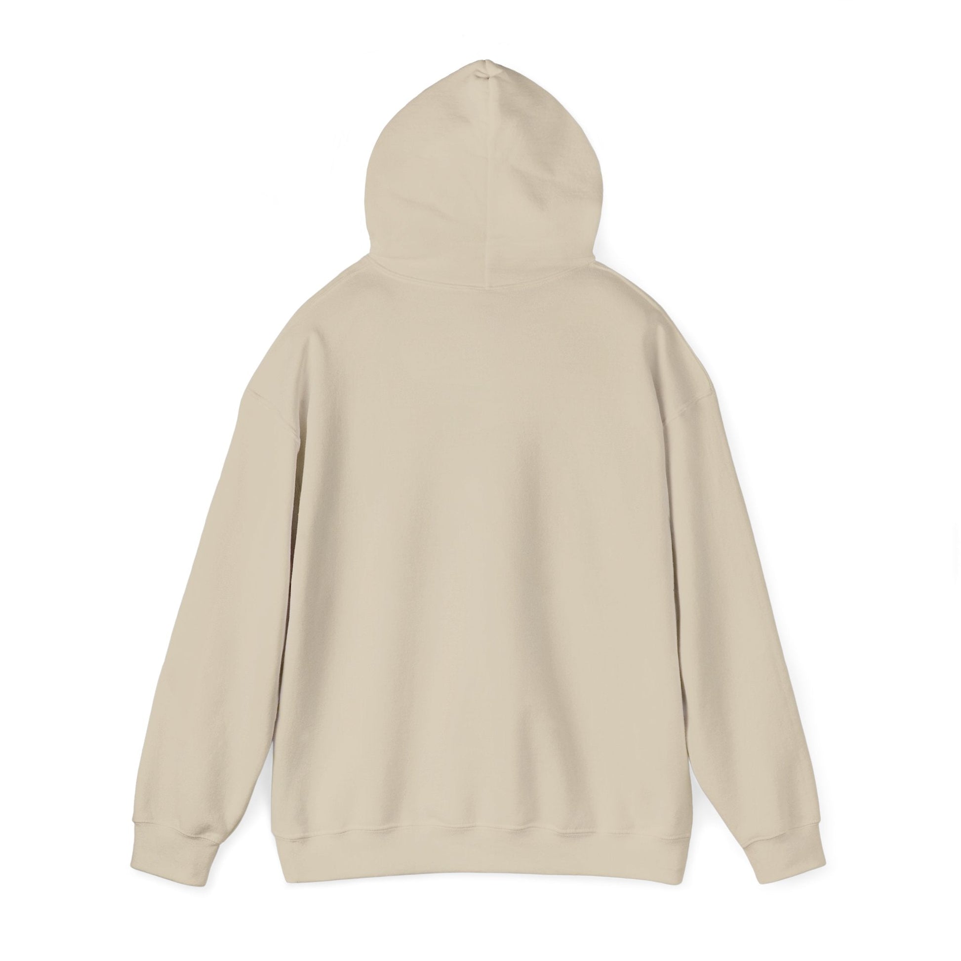 Sand | Small front logo Hoodie, back view 2