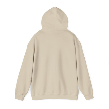 Sand | Small front logo Hoodie, back view 2
