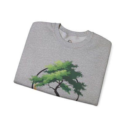 Sport Grey | The Zen Tree Sweatshirt, folded view