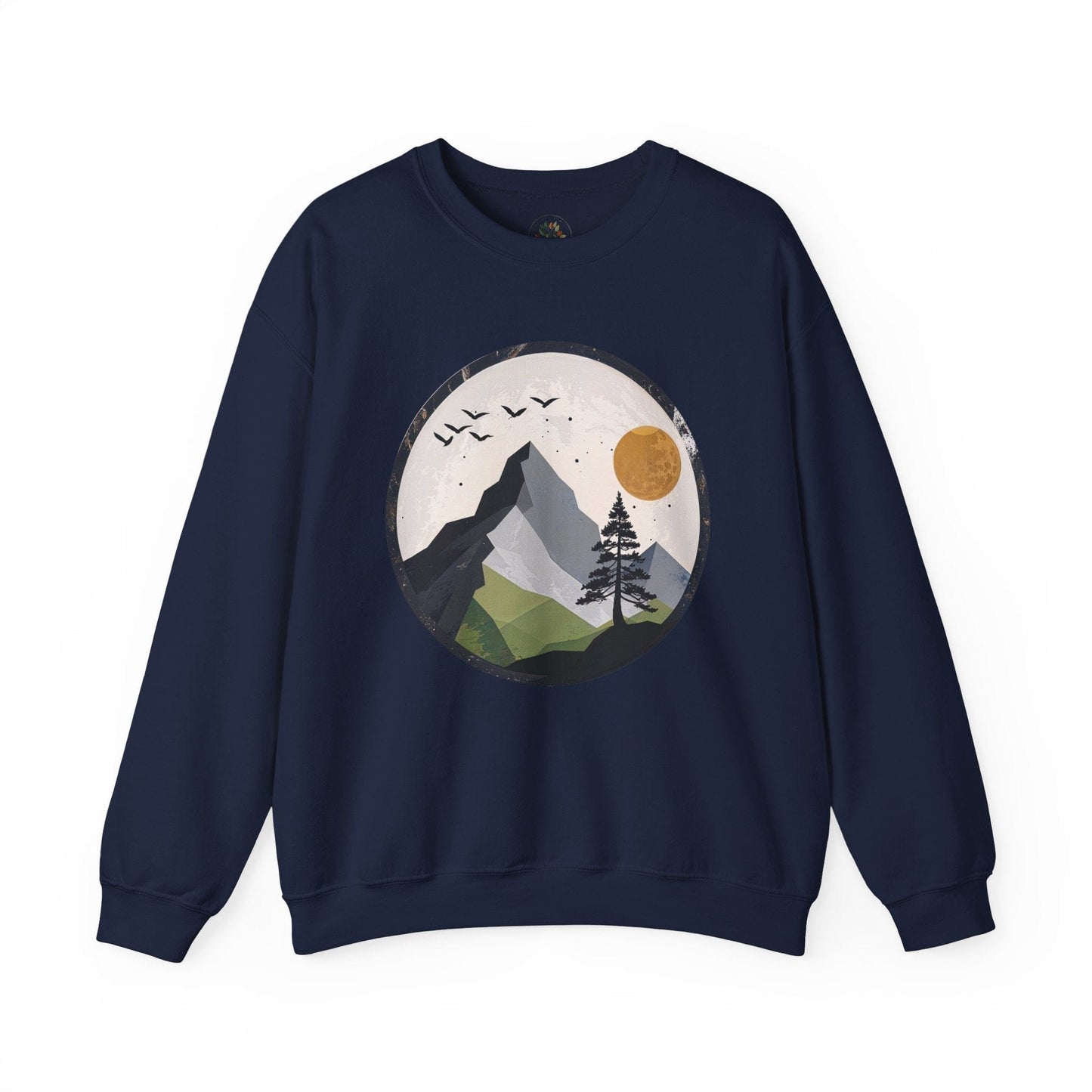 Navy | Whispering Heights Sweatshirt, front view