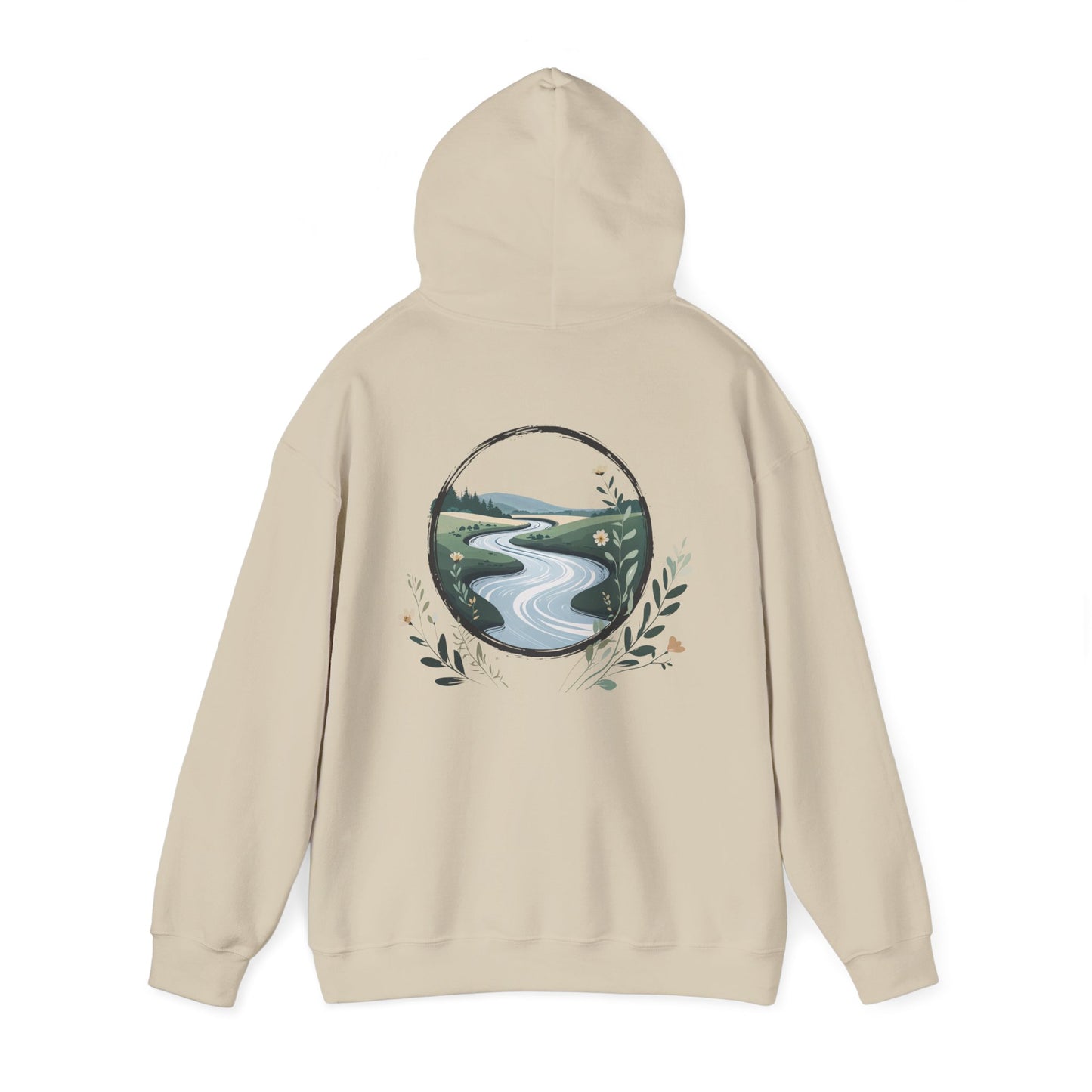 Sand | River of Grace Hoodie, back view 2