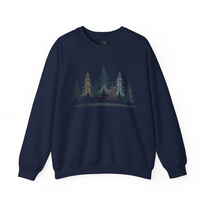 Navy | Silent Pines Sweatshirt, front view