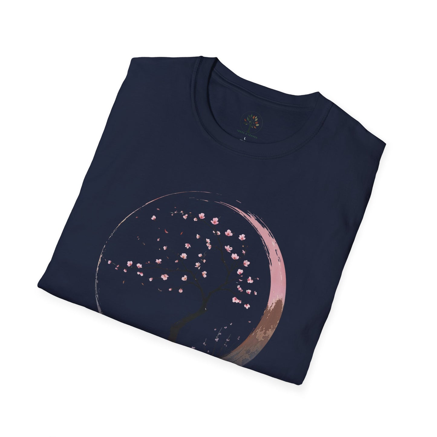 Navy | Sakura Silence, folded view