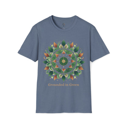 Heather Indigo | Grounded in Green, front view