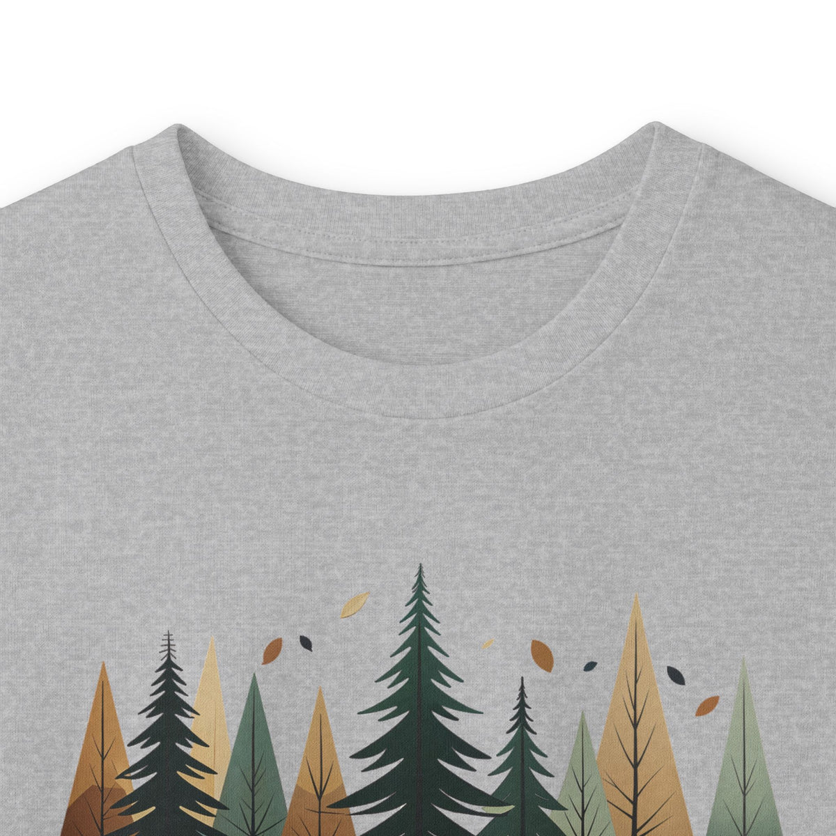 Sport Grey | Forest Rhythm Long Sleeve Tee, folded view