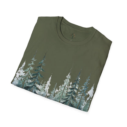 Military Green | Snowfall Forest, folded view