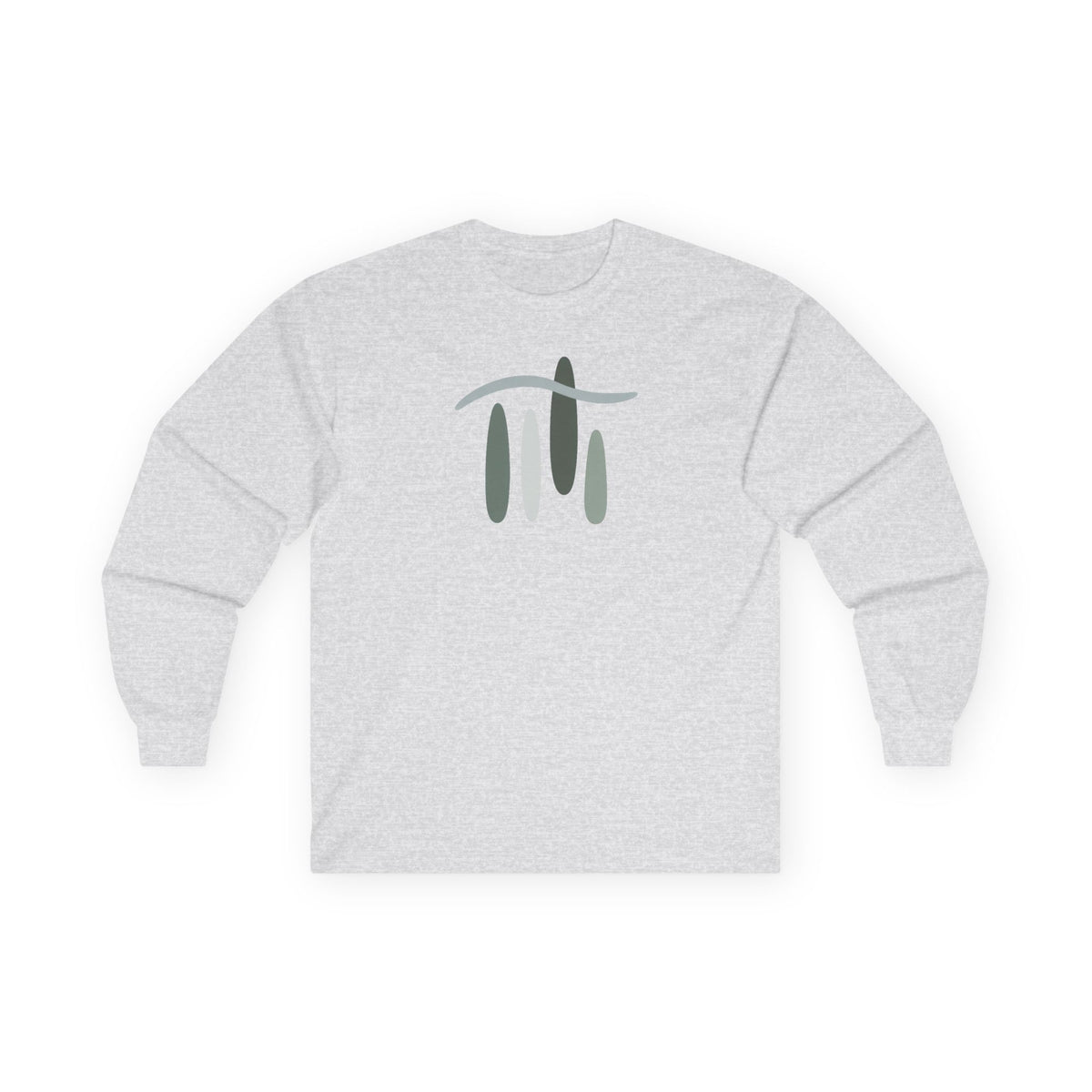 Ash | Forest Breath Long Sleeve Tee, front view