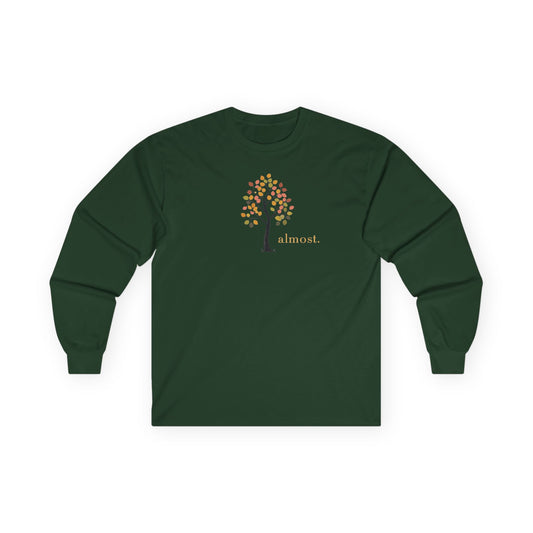 Forest Green | Almost Long Sleeve, front view
