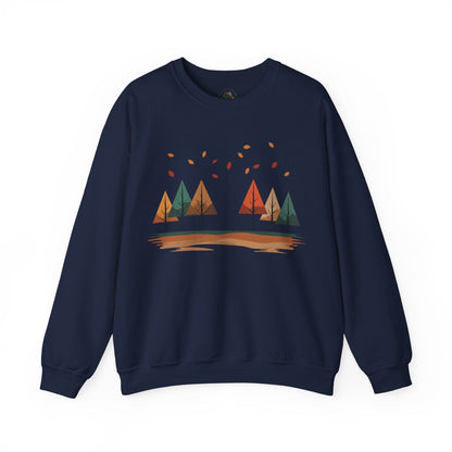 Navy | Horizon Fall Sweatshirt, front view
