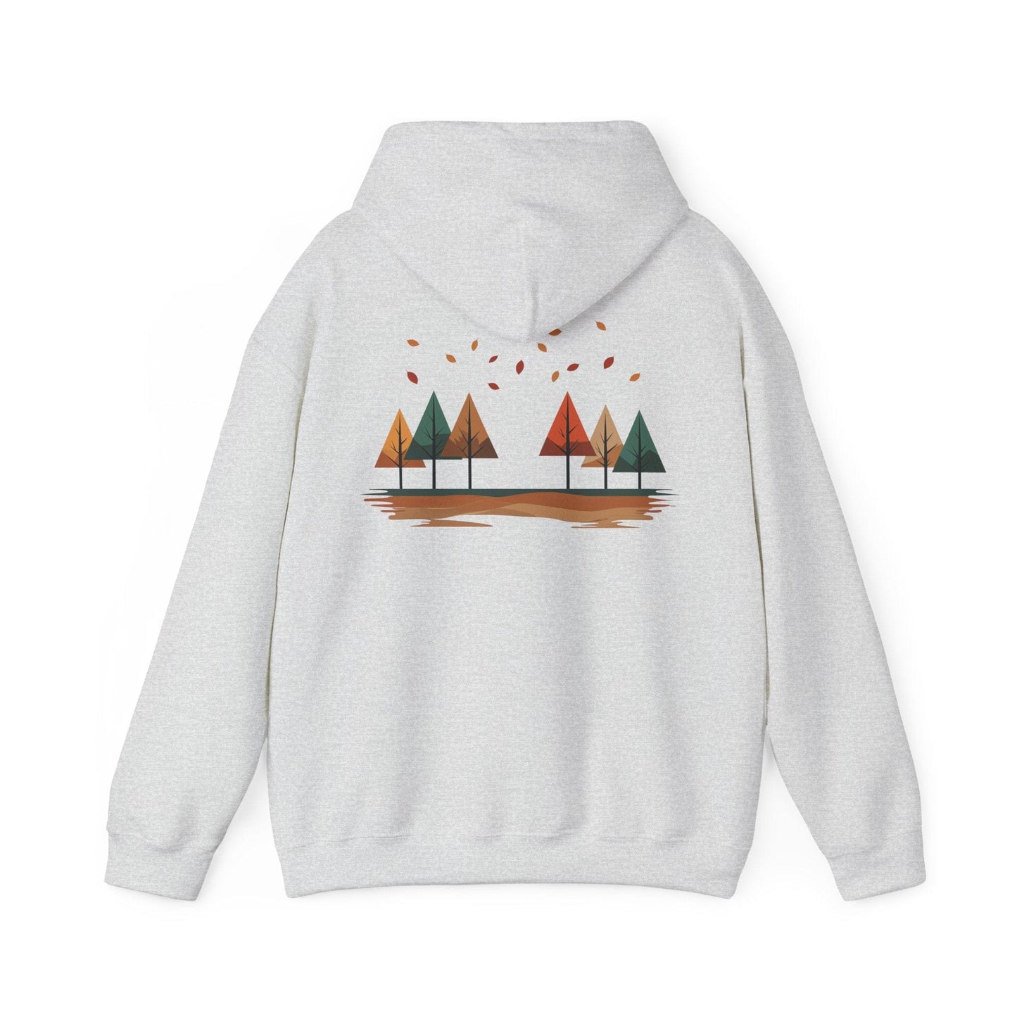 Ash | Horizon Fall Hoodie, back design view