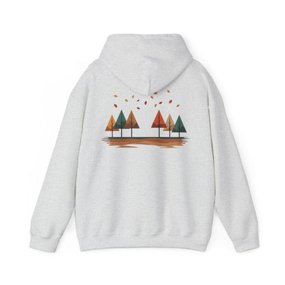 Ash | Horizon Fall Hoodie, back design view