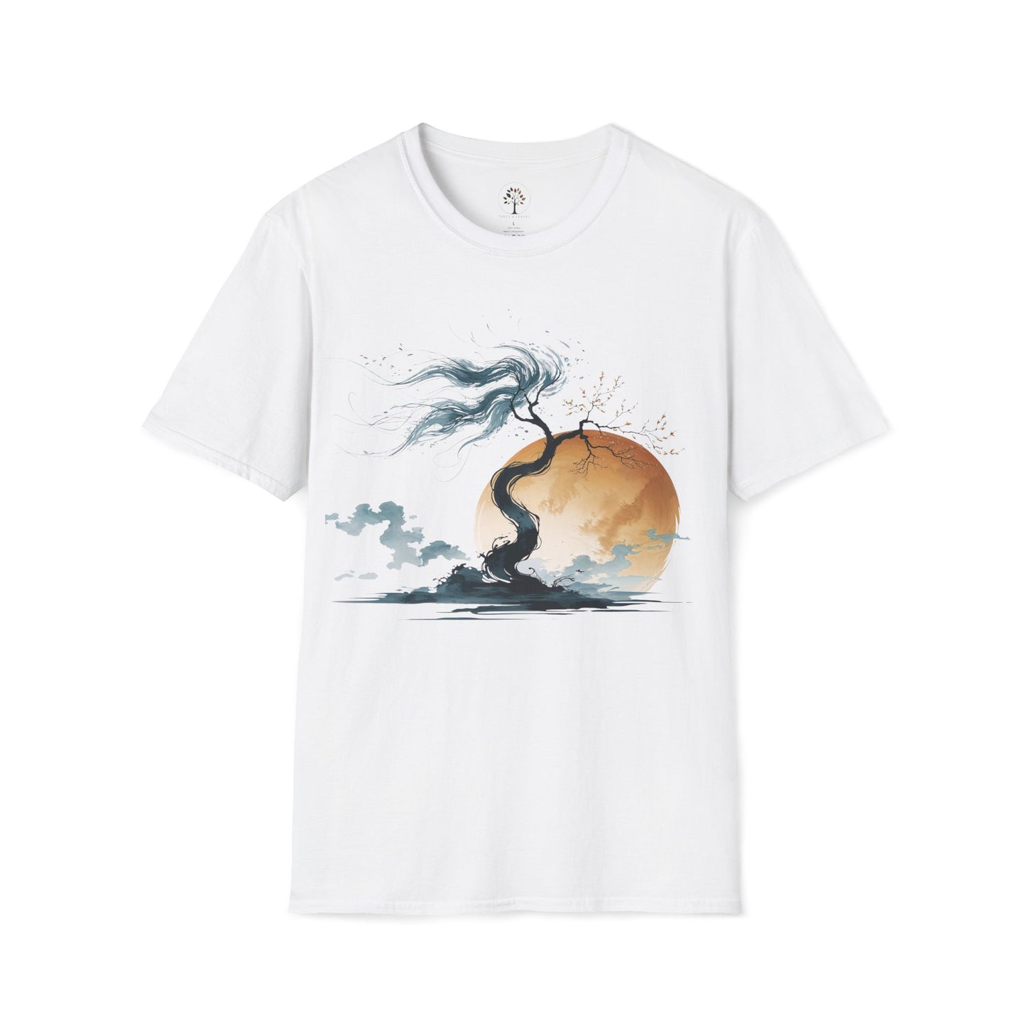 White | Golden Solitude, front view