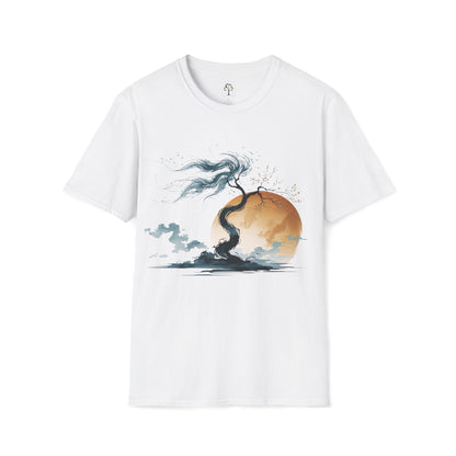 White | Golden Solitude, front view