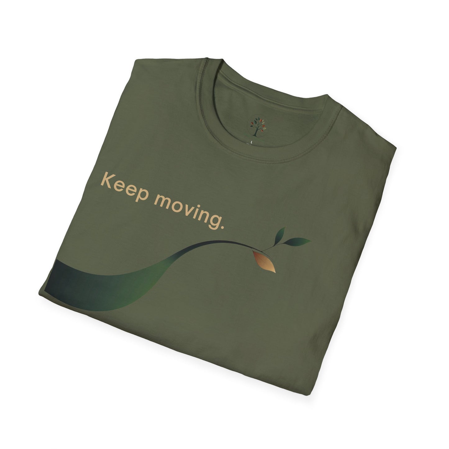 Military Green | Keep Moving, folded view