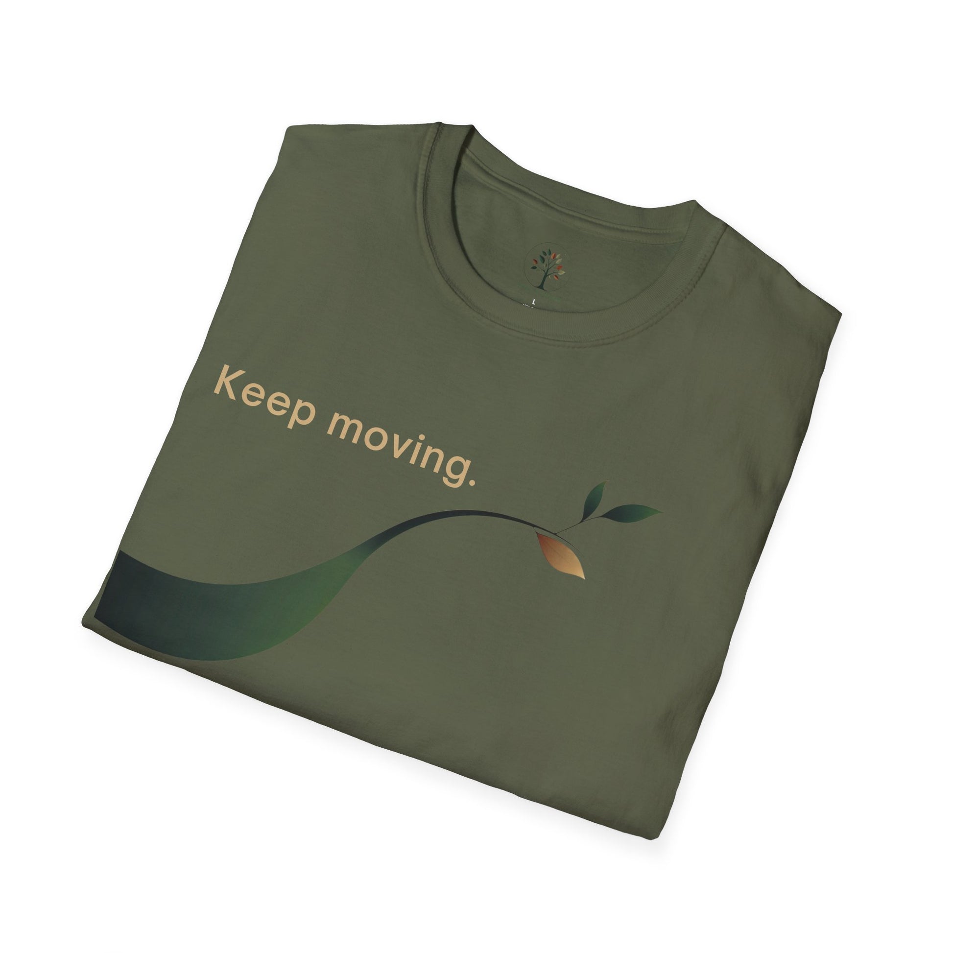 Military Green | Keep Moving, folded view