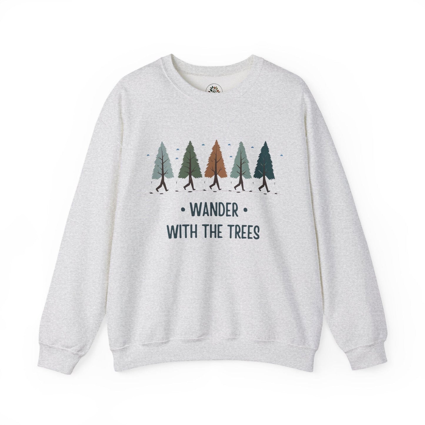 Ash | Wander with the Trees Sweatshirt, front view