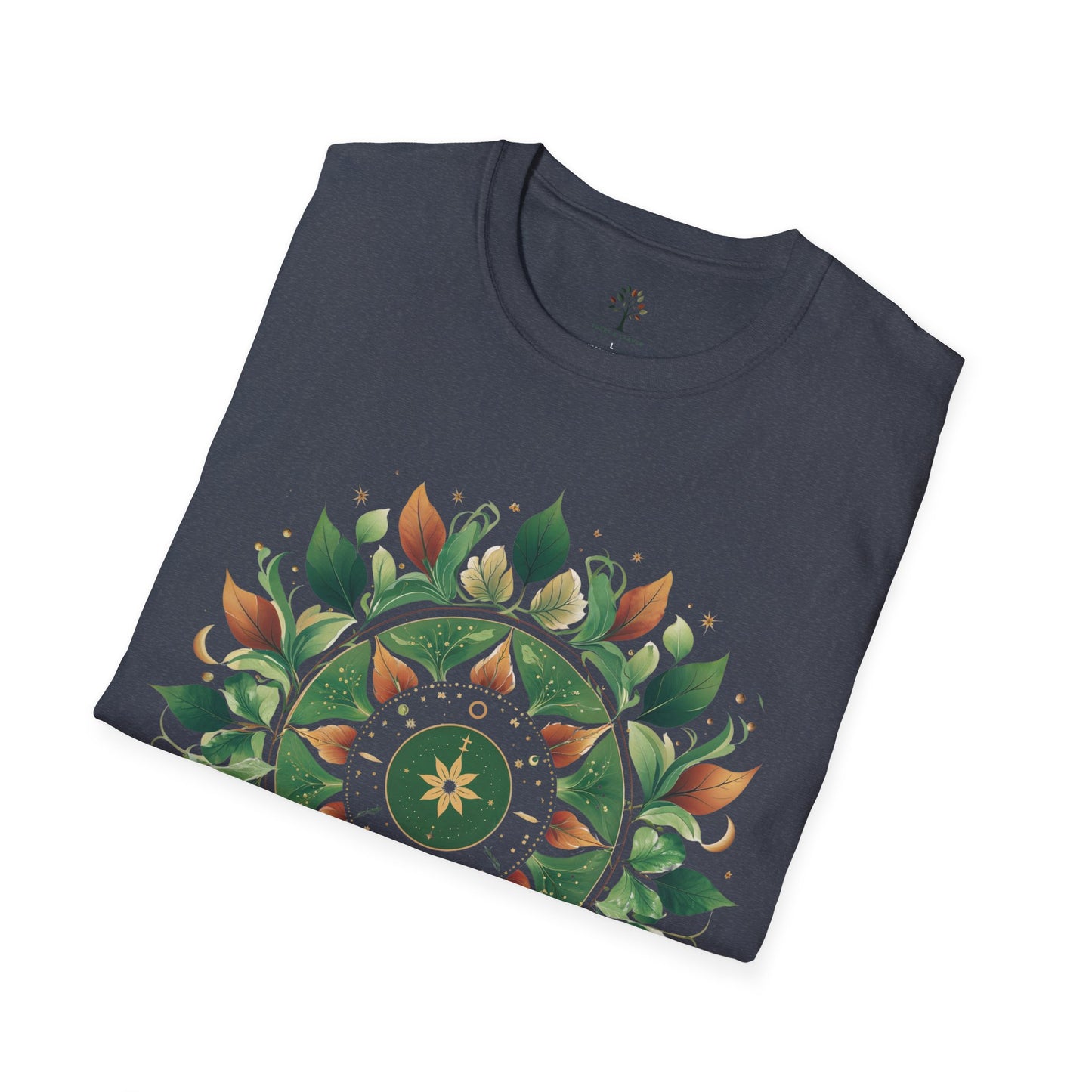 Heather Navy | Grounded in Green, folded view