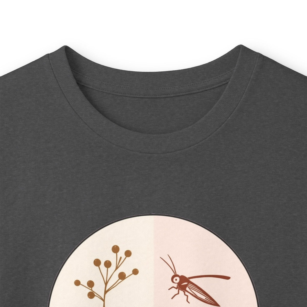 Dark Heather | Timeless Long Sleeve Tee, folded view