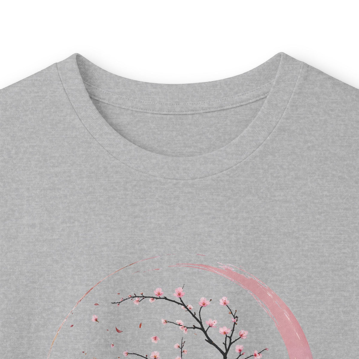 Sport Grey | Sakura Silence Long Sleeve Tee, folded view