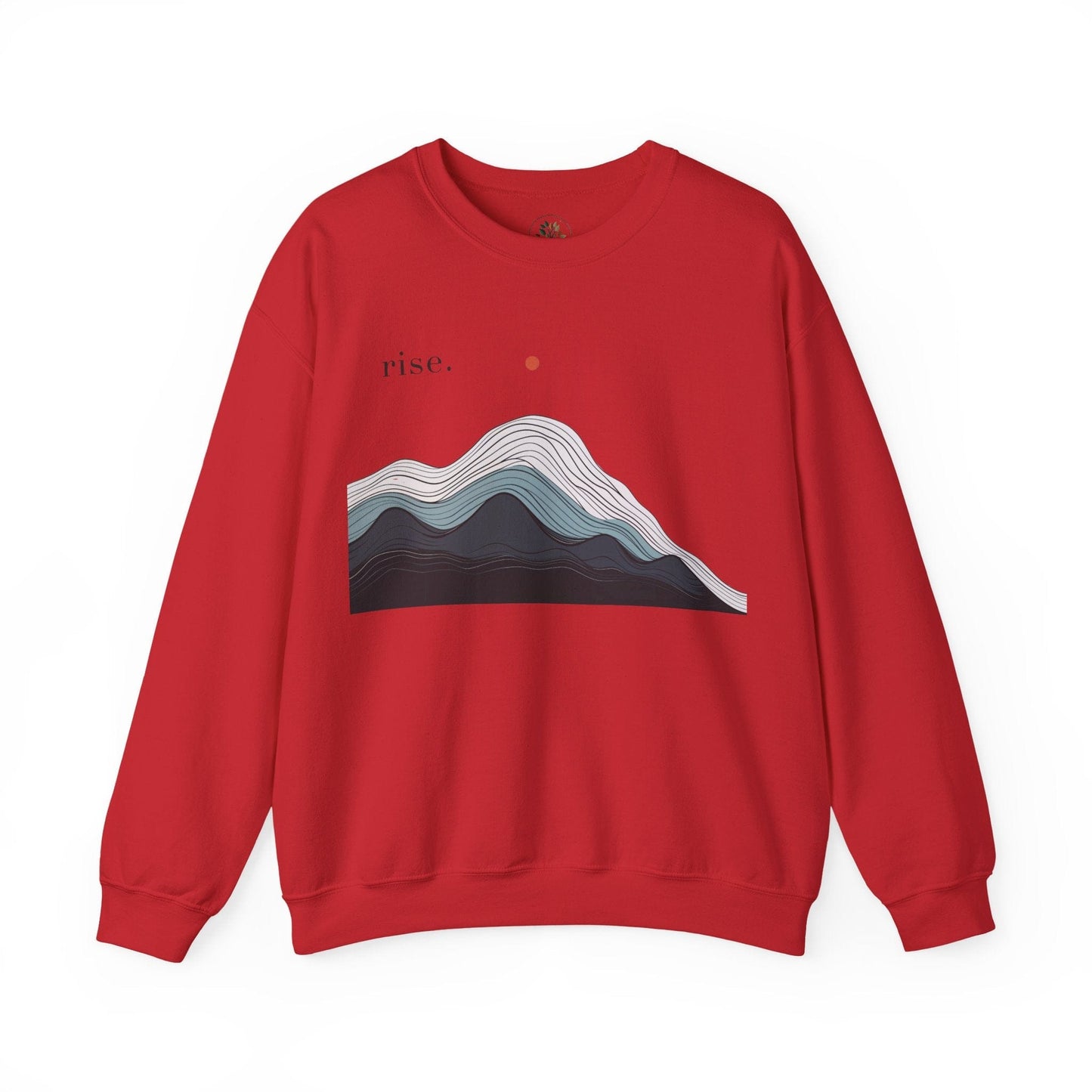 Red | Rise Sweatshirt, front view