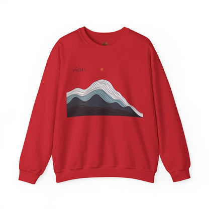 Red | Rise Sweatshirt, front view