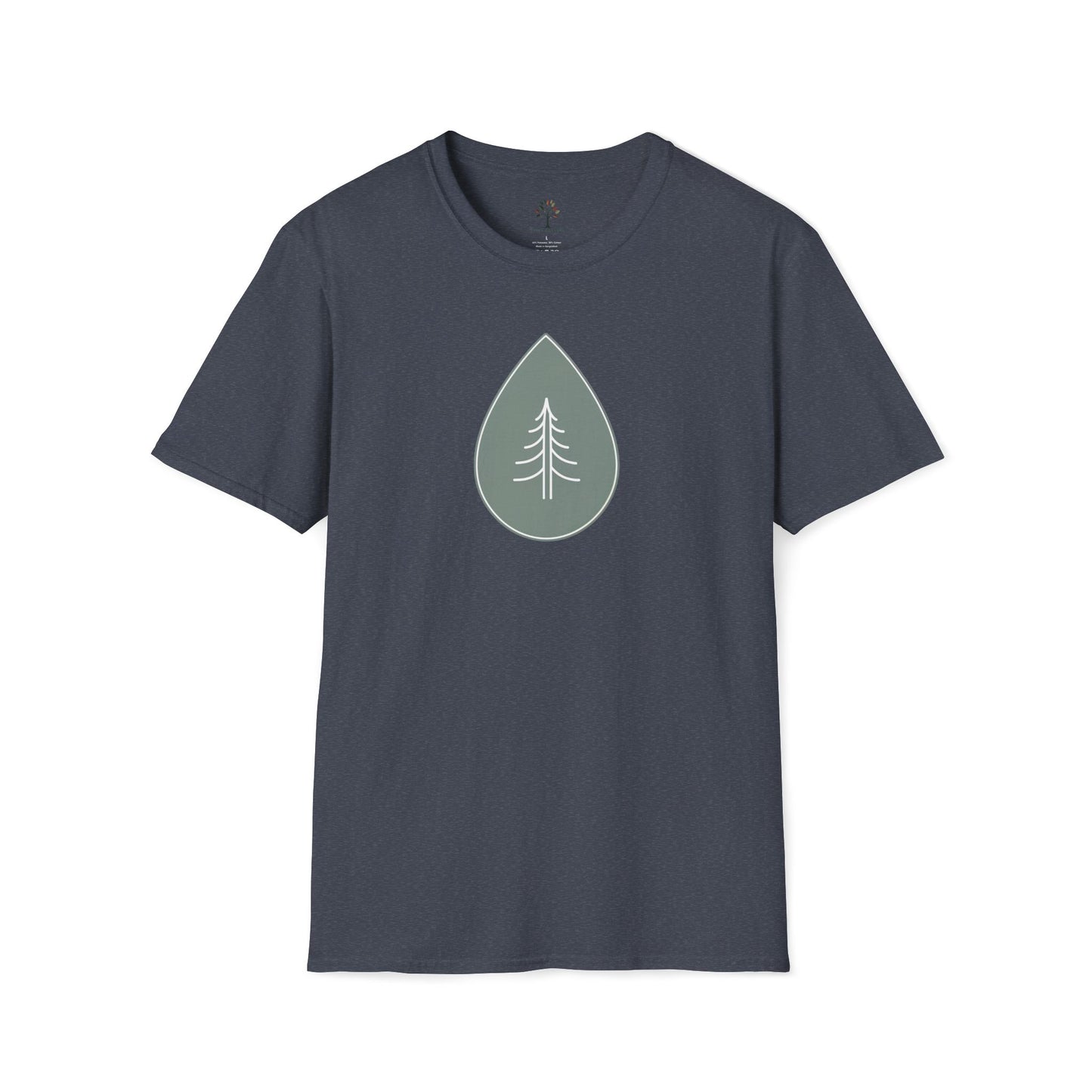 Heather Navy | Calm Drop, front view
