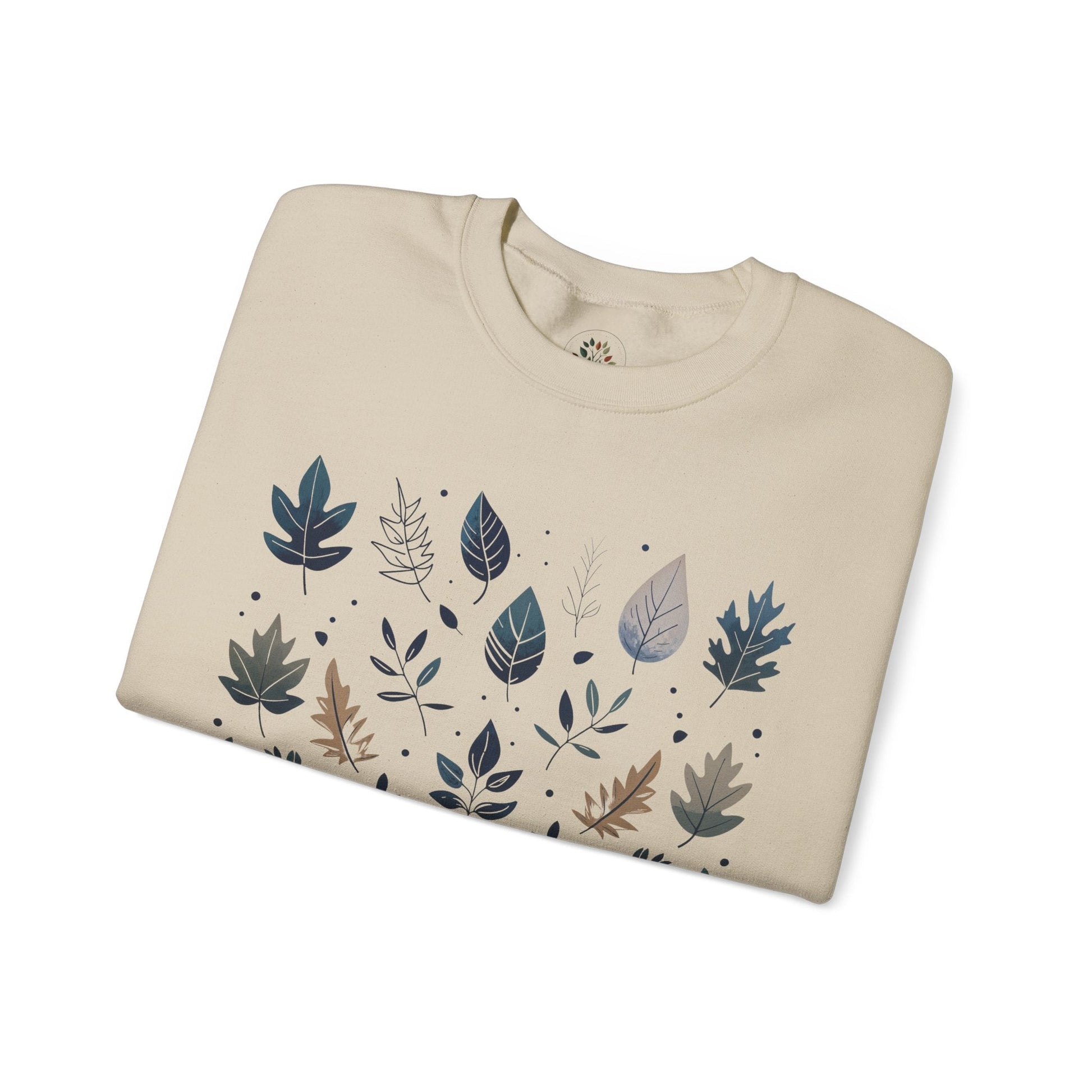 Sand | Botanical Harmony Sweatshirt, folded view