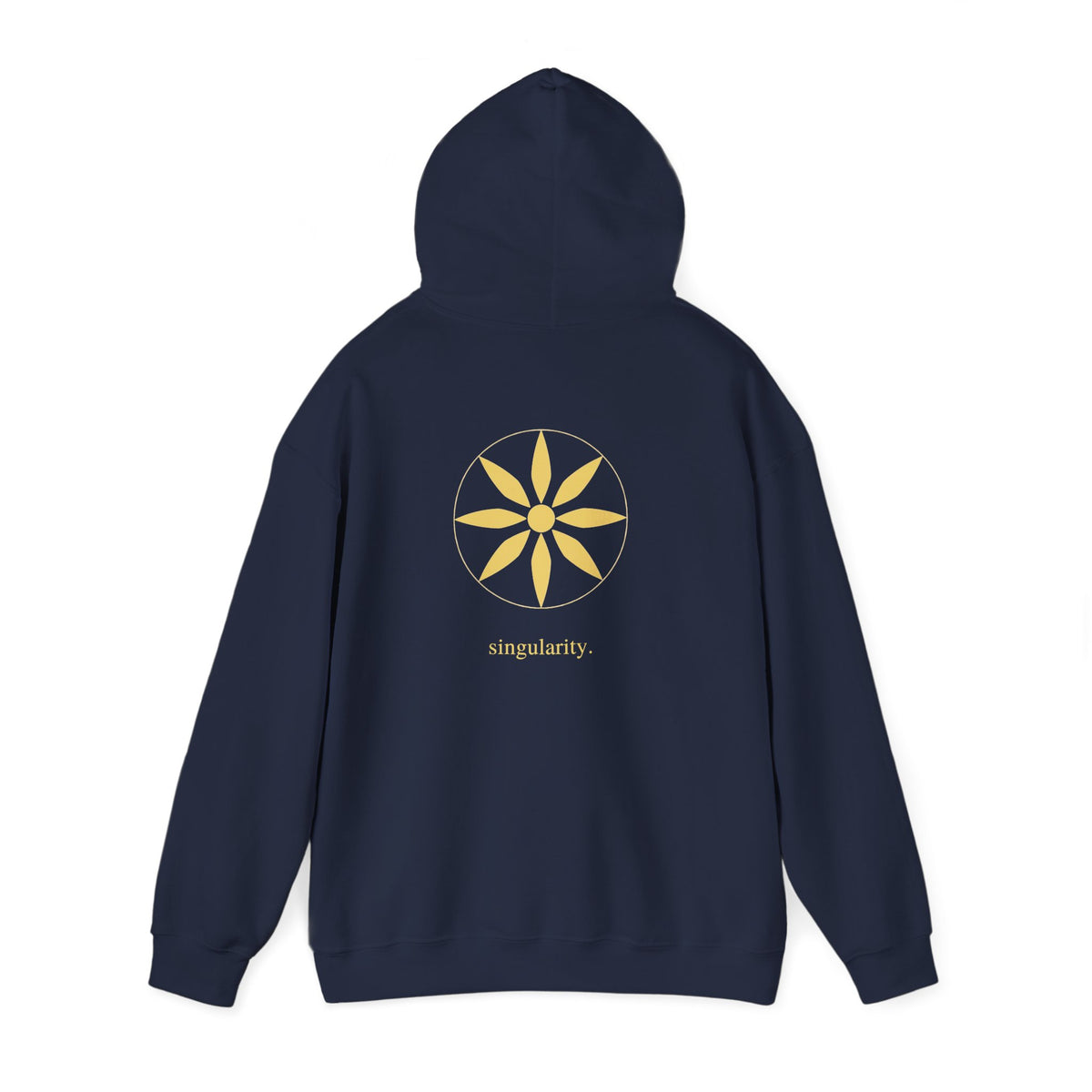 Navy | Singularity Hoodie, back view 2