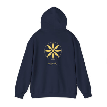 Navy | Singularity Hoodie, back view 2