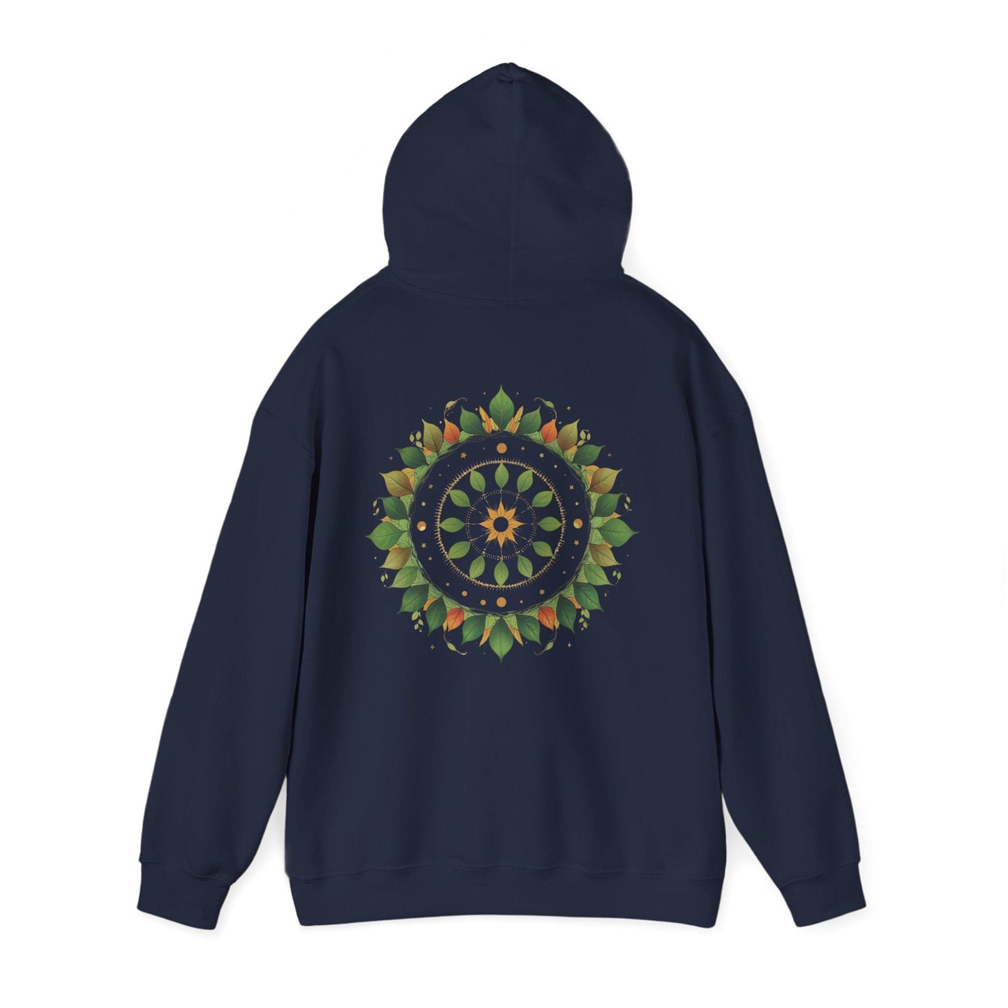 Navy | Celestial Growth Hoodie, back view 2