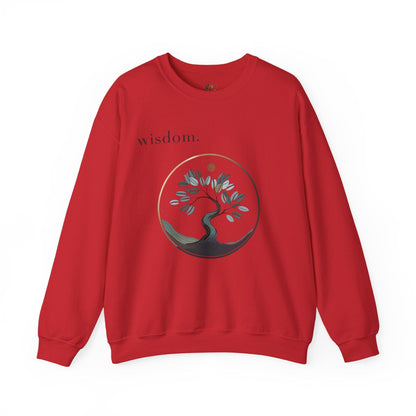Red | Wisdom Sweatshirt, front view