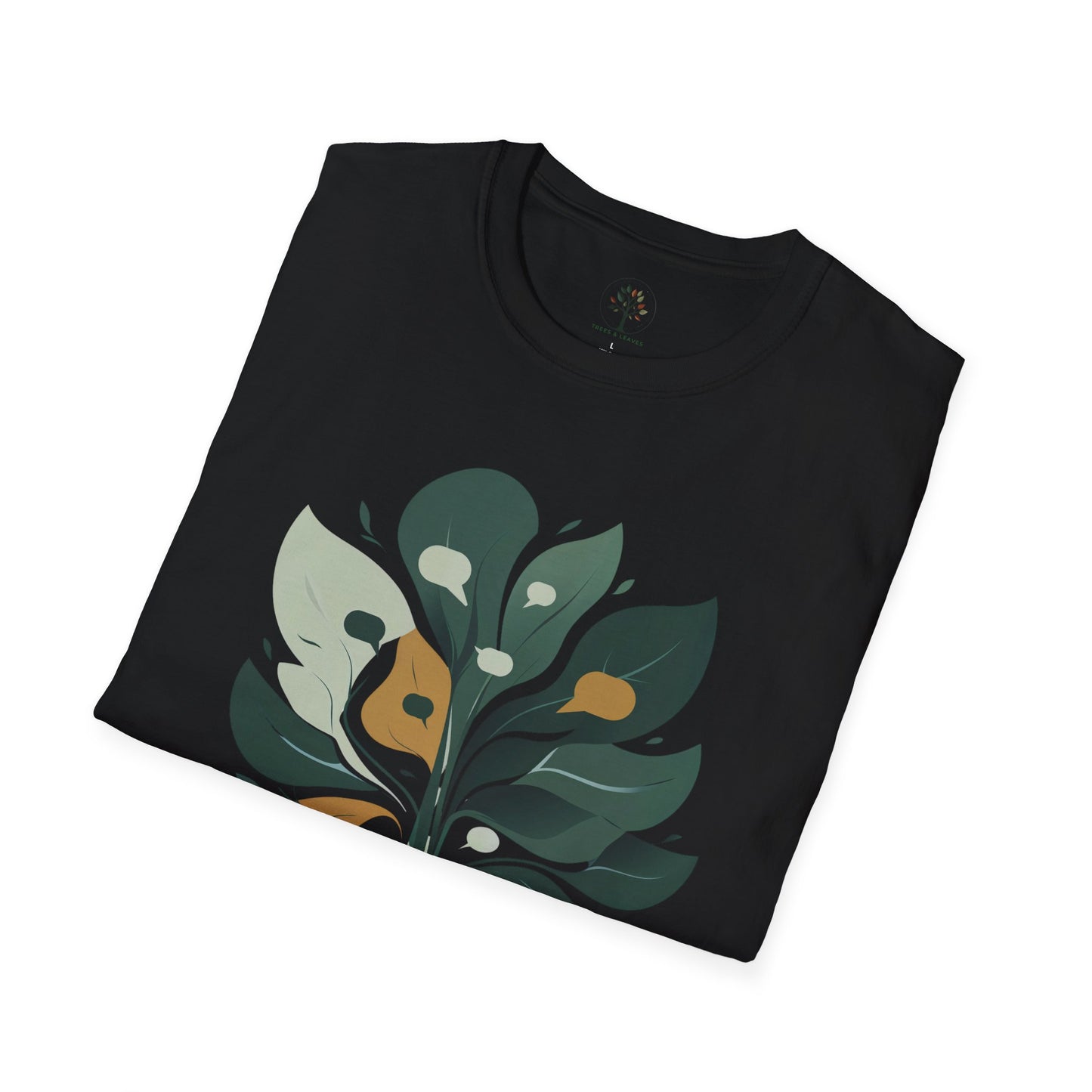 Black | Speak Softly, Grow Strong!, folded view