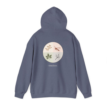 Heather Navy | Timeless Hoodie, back view 2
