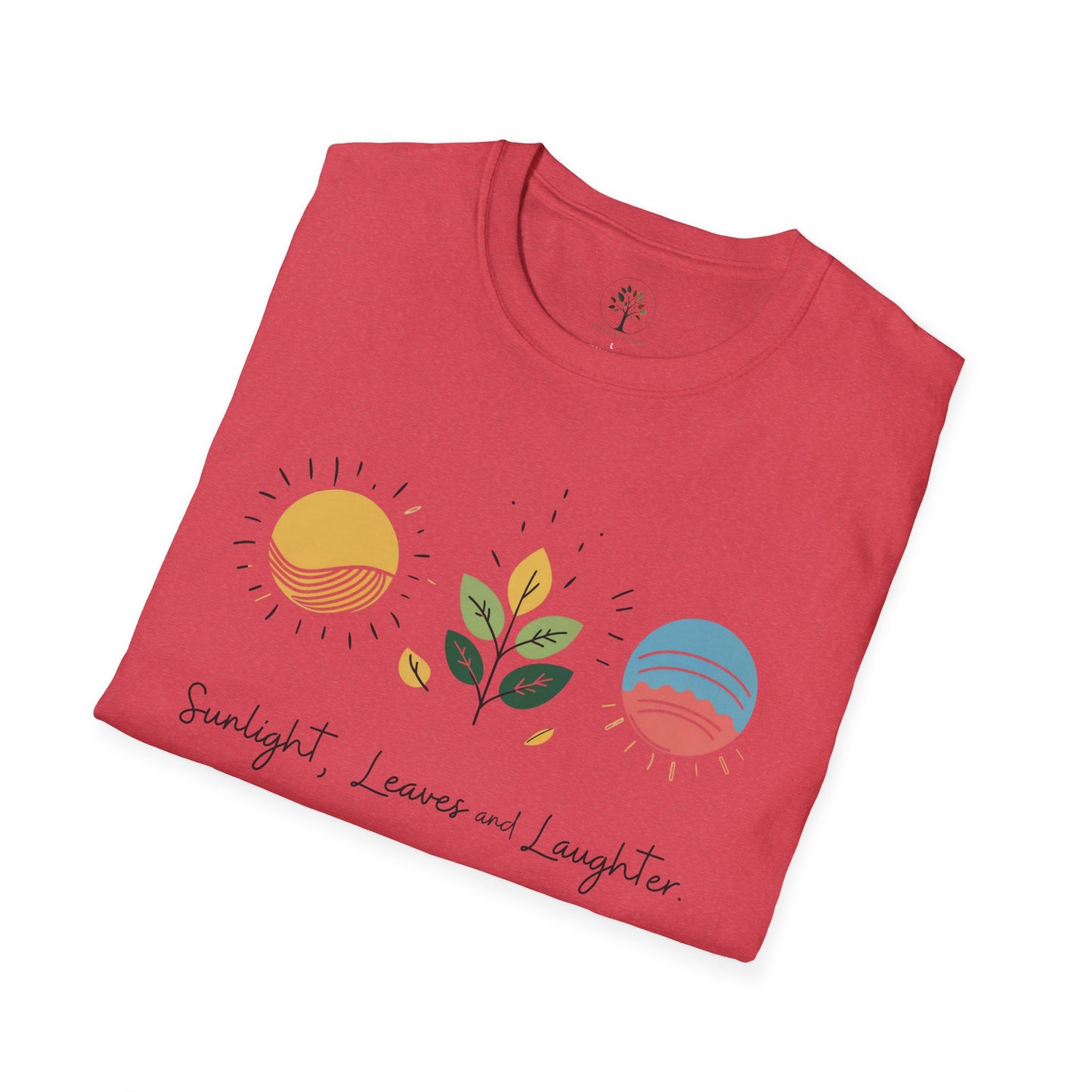 Heather Red | Sunlight, Leaves, and Laughter, folded view