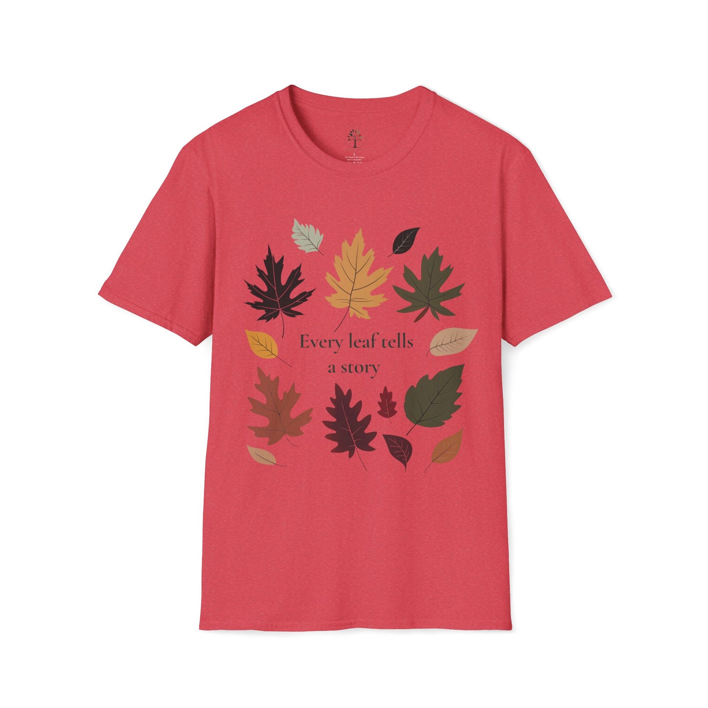 Heather Red | Every Leaf tells a Story, front view