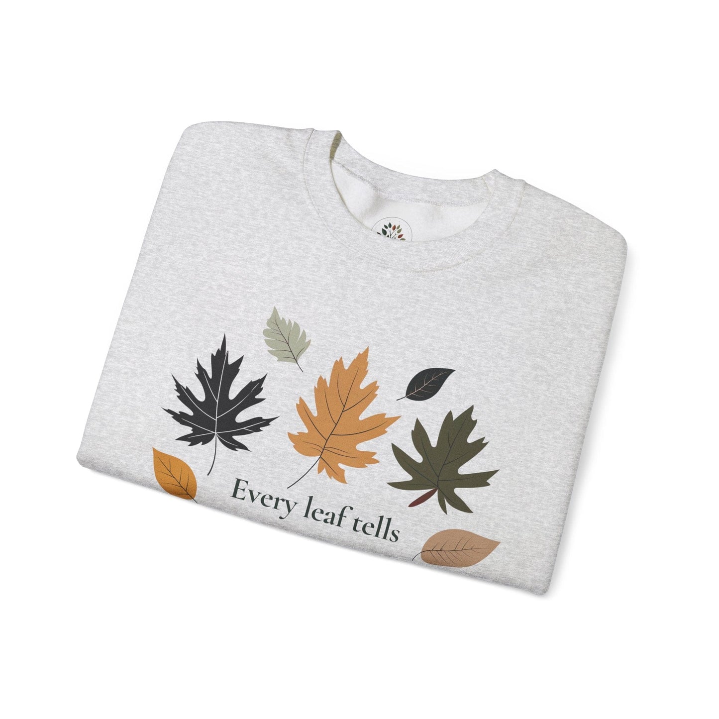 Ash | Every Leaf tells a Story Sweatshirt, folded view