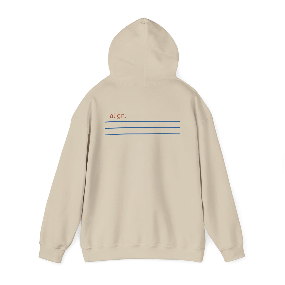Sand | Align Hoodie, back view 2