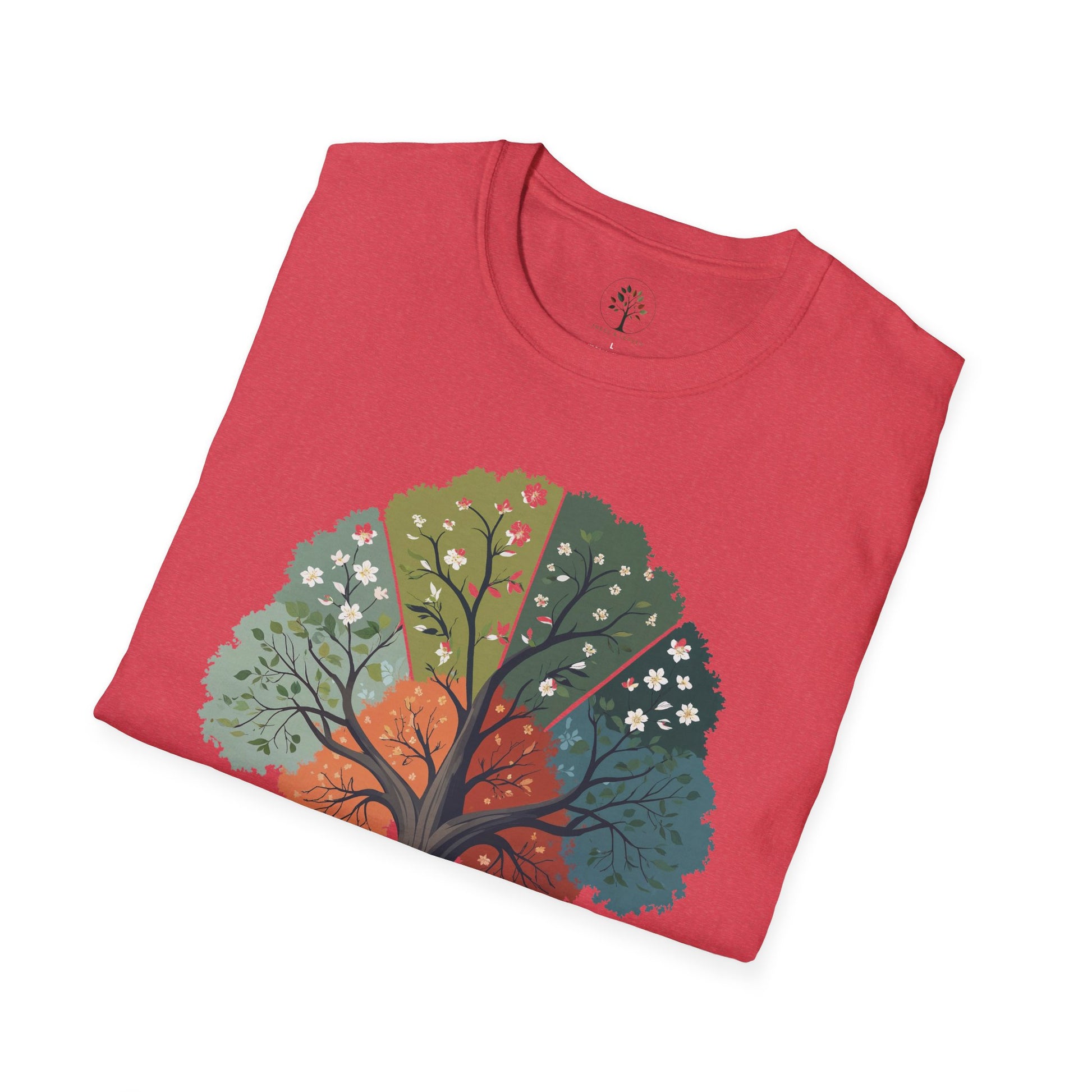 Heather Red | Circle of Seasons, folded view
