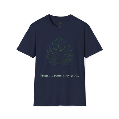 Navy | From My Roots, They Grow, front view