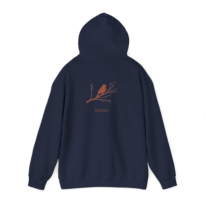 Navy | Hüzün Hoodie, back view 2
