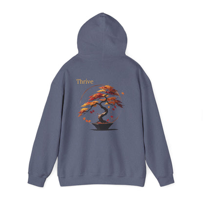 Heather Navy | Thrive Hoodie, back view 2