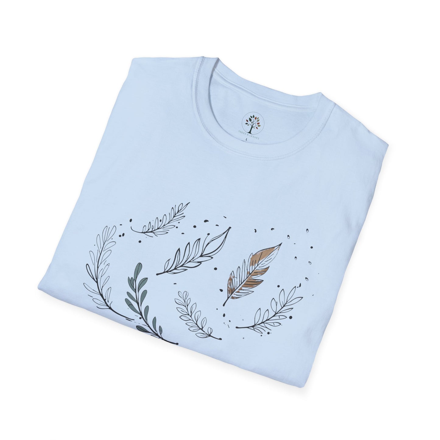 Light Blue | Wind Whispers, folded view